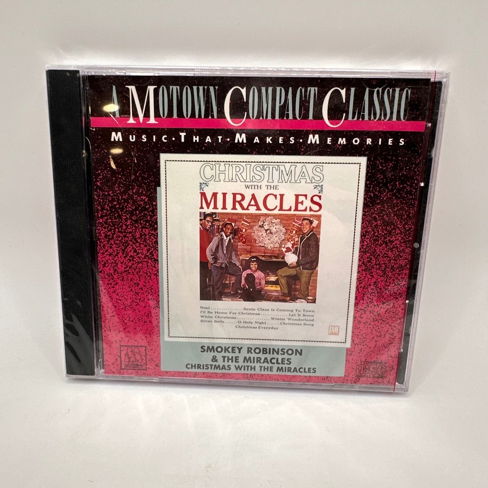 NEW! Smokey Robinson Christmas With The Miracles CD‎ Motown 1987 Holiday OOP